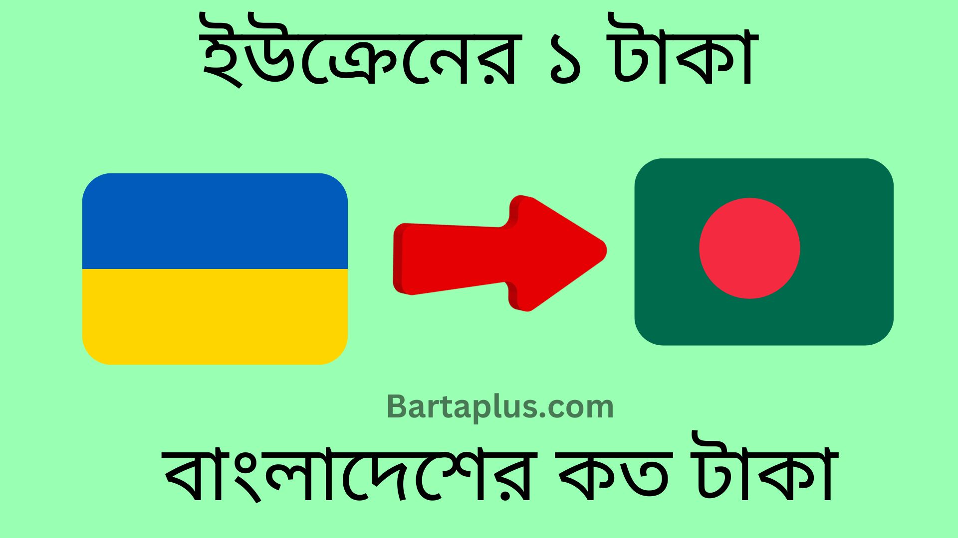 ইউক্রেনের ১ টাকা বাংলাদেশের কত টাকা