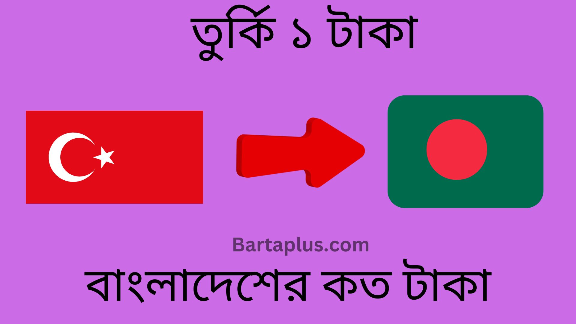 তুর্কি ১ টাকা বাংলাদেশের কত টাকা